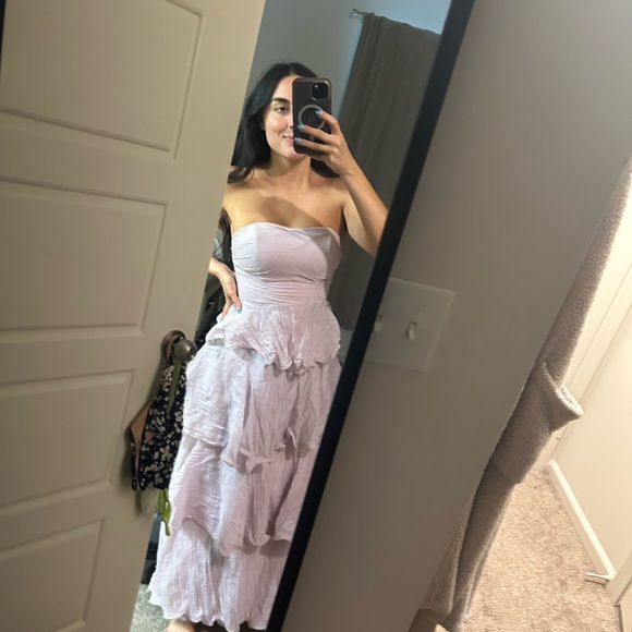 Billy J Lanica Maxi Dress - Lilac small - Picture 3 of 4